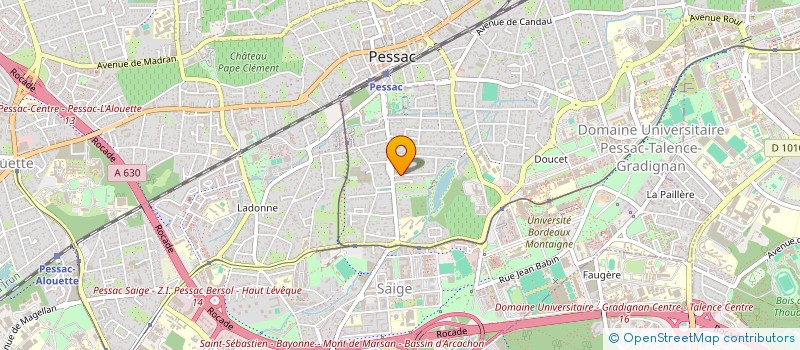 localisation de l'entreprise BUREAU DES ELEVES INTERSTELL'EIRB. à PESSAC