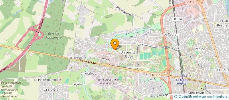 localisation de l'entreprise BUREAU DES ELLESGBT+  LE MANS