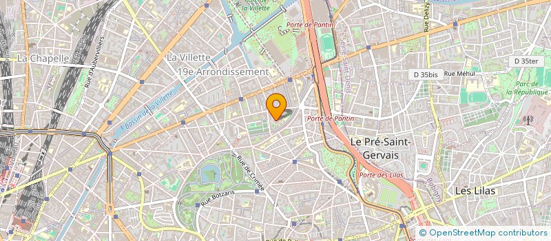 localisation de l'entreprise BUREAU DES ENTREPRENEURS  PARIS