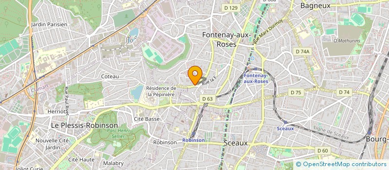 localisation de l'entreprise BUREAU DES ETUDES DE CABLES à FONTENAY-AUX-ROSES