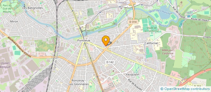 localisation de l'entreprise BUREAU DES ETUDIANT-E-S DE EKOD LE MANS  LE MANS