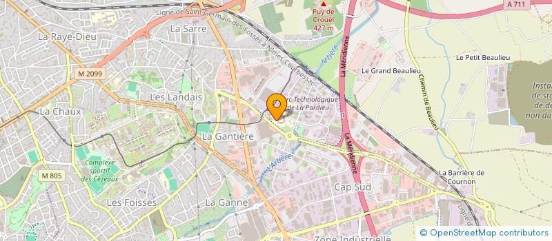 localisation de l'entreprise BUREAU DES ETUDIANT-E-S DU LYCEE LA FAYETTE  CLERMONT-FERRAND