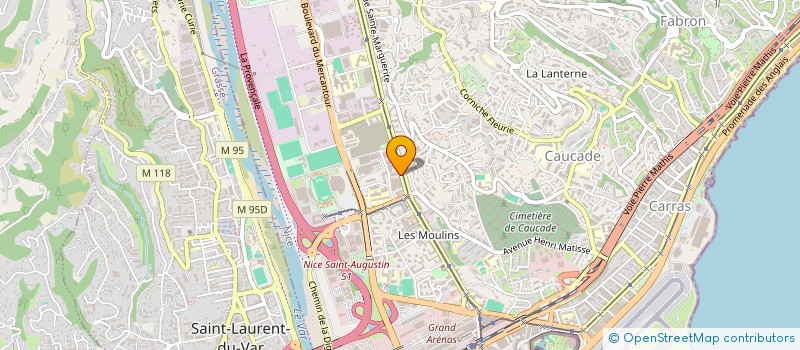 localisation de l'entreprise BUREAU DES ETUDIANTS ACE NICE à NICE