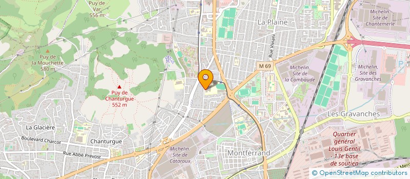 localisation de l'entreprise BUREAU DES ETUDIANTS BL ANNEES  CLERMONT-FERRAND