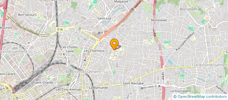 localisation de l'entreprise BUREAU DES ETUDIANTS CENTRE GERONTOLOGIQUE DEPARTEMENTAL  MARSEILLE