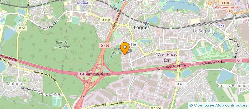 localisation de l'entreprise BUREAU DES ETUDIANTS CETOHM à LOGNES