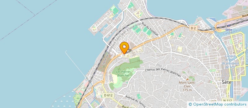 localisation de l'entreprise BUREAU DES ETUDIANTS - CUR DE SOINS SETOIS  SETE