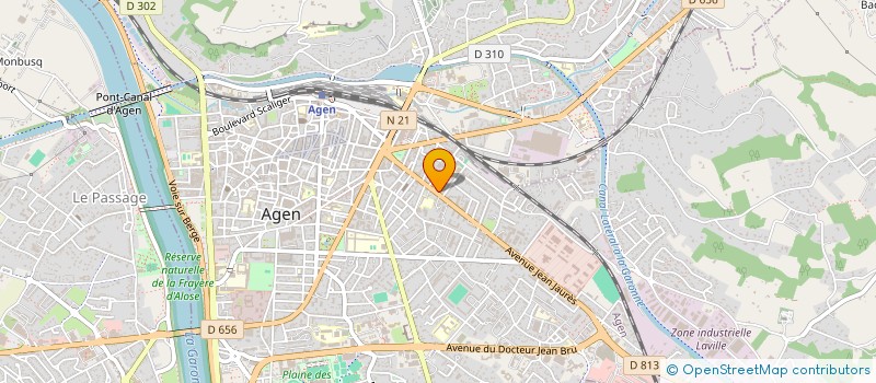 localisation de l'entreprise BUREAU DES ETUDIANTS D'INTECH AGEN à AGEN