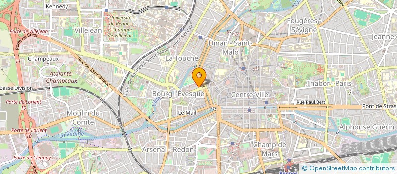 localisation de l'entreprise BUREAU DES ETUDIANTS DE FERRANDI PARIS - CAMPUS DE RENNES à RENNES