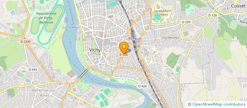 localisation de l'entreprise BUREAU DES ETUDIANTS DE L'E.S. VICHY à VICHY