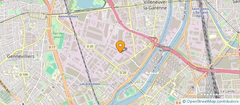 localisation de l'entreprise BUREAU DES ETUDIANTS DE L' EBM à VILLENEUVE-LA-GARENNE