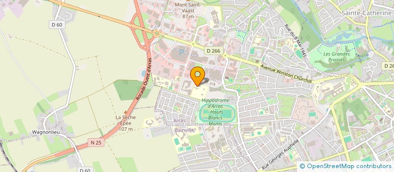 localisation de l'entreprise BUREAU DES ETUDIANTS DE L'ECOLE CESI ARRAS à ARRAS