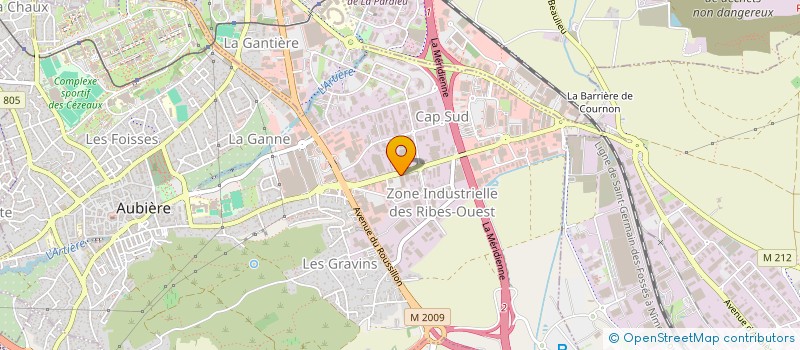 localisation de l'entreprise BUREAU DES ETUDIANTS DE L'ECOLE HEXAGONE CLERMONT  AUBIERE