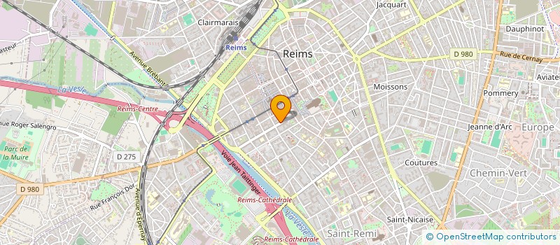 localisation de l'entreprise BUREAU DES ETUDIANTS DE L'ESAD DE REIMS  REIMS