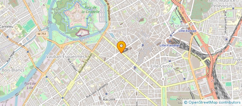 localisation de l'entreprise BUREAU DES ETUDIANTS DE L'ESME SUDRIA LILLE DIT BDE LES DEG'IVRES à LILLE