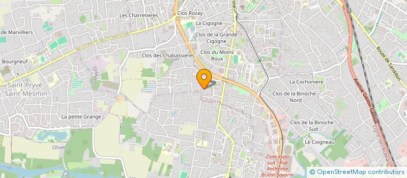 localisation de l'entreprise BUREAU DES ETUDIANTS DE L'IAE ORLEANS à ORLEANS