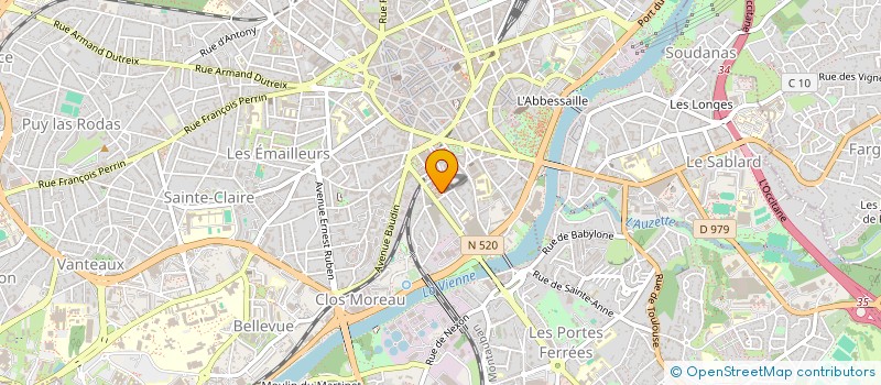 localisation de l'entreprise BUREAU DES ETUDIANTS DE L INSTITUT D ADMINISTRATION DES ENTREPRISES DE LIMOGES à LIMOGES
