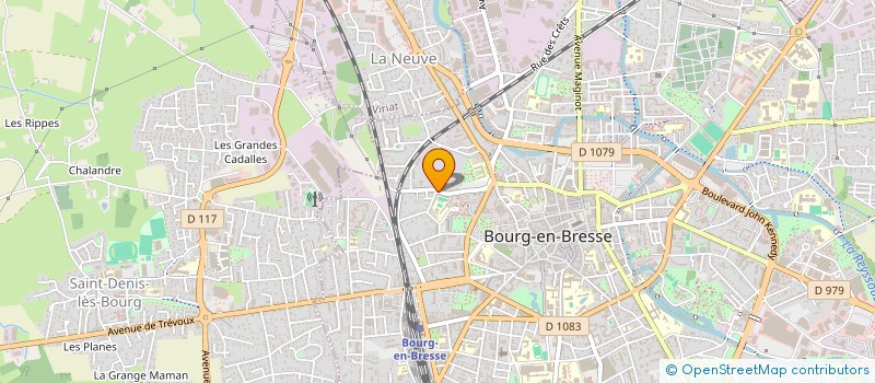 localisation de l'entreprise BUREAU DES ETUDIANTS DE L'UNIVERSITE JEAN MOULIN A BOURG à BOURG-EN-BRESSE