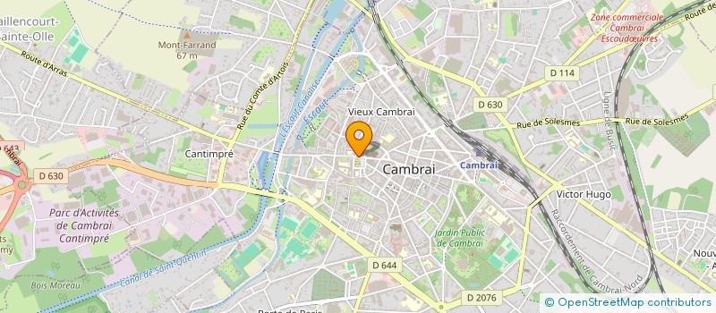 localisation de l'entreprise BUREAU DES ETUDIANTS DE LA PREPA DES INP DE CAMBRAI  CAMBRAI