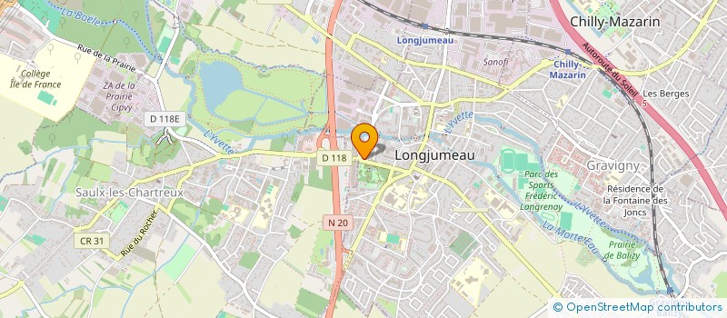 localisation de l'entreprise BUREAU DES ETUDIANTS DE LONGJU'MAUX à LONGJUMEAU