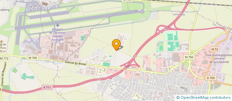 localisation de l'entreprise BUREAU DES ETUDIANTS DE MARMILHAT  LEMPDES