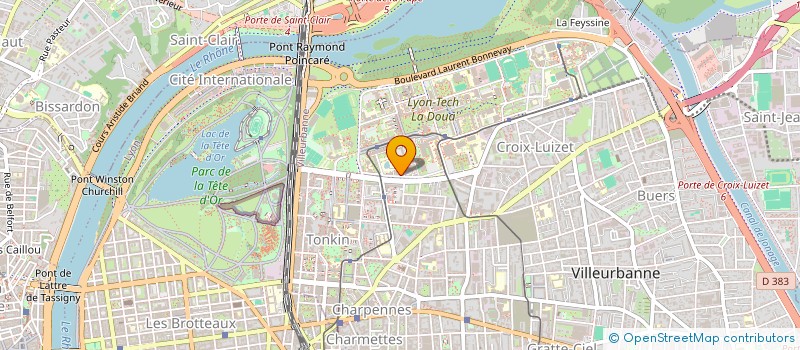 localisation de l'entreprise BUREAU DES ETUDIANTS DE POLYTECH LYON (BDE POLYTECH LYON)  VILLEURBANNE