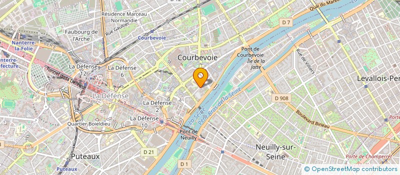 localisation de l'entreprise BUREAU DES ETUDIANTS DE PROMOTRANS COURBEVOIE à COURBEVOIE