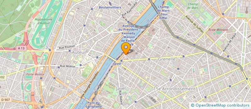 localisation de l'entreprise BUREAU DES ETUDIANTS DIONYSOS DE L'EIML PARIS  PARIS