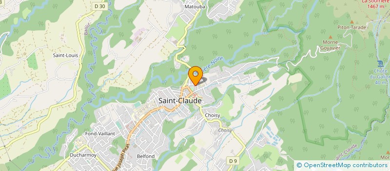 localisation de l'entreprise BUREAU DES ETUDIANTS DU CAMPUS CAMP JACOB à SAINT-CLAUDE