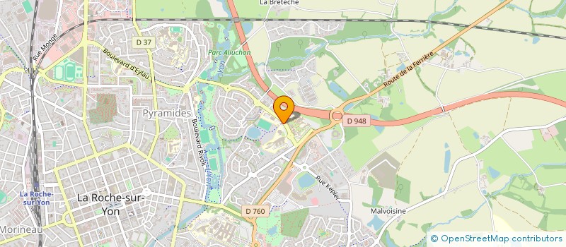 localisation de l'entreprise BUREAU DES ETUDIANTS DU CAMPUS DE LA COURTAISIERE à LA ROCHE-SUR-YON