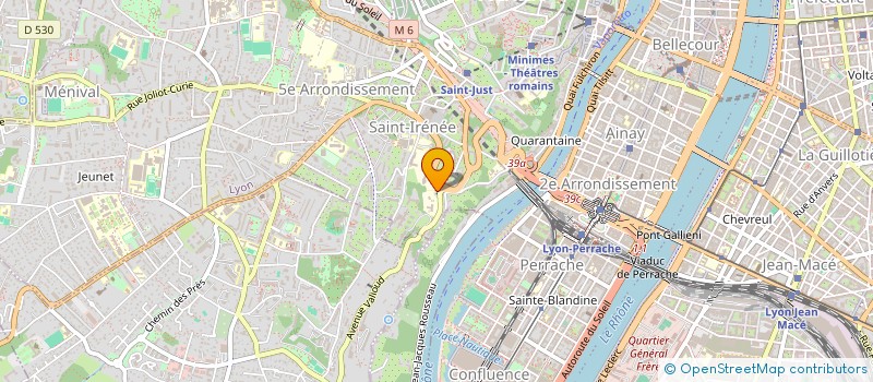 localisation de l'entreprise BUREAU DES ETUDIANTS DU CAMPUS LYON SAINT IRENEE à LYON