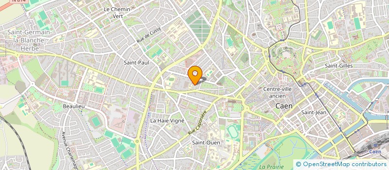 localisation de l'entreprise BUREAU DES ETUDIANTS DU LYCEE CHARLES DE GAULLE à CAEN