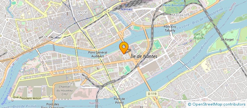 localisation de l'entreprise BUREAU DES ETUDIANTS EN DESIGN EVENEMENTIEL LICENCE TECHNIQUE ET ARTS à NANTES