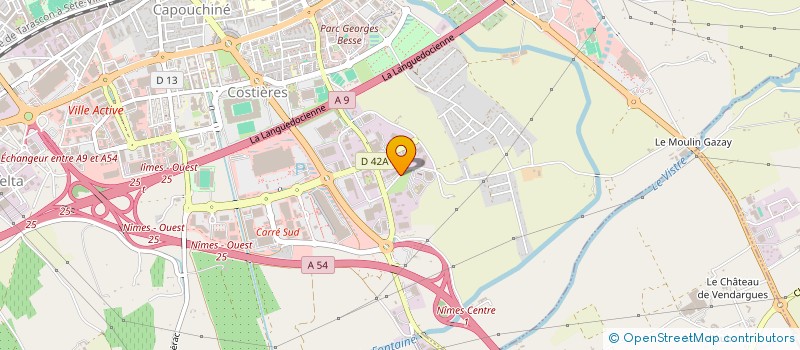 localisation de l'entreprise BUREAU DES ETUDIANTS EN SOINS INFIRMIERS DE LA CROIX-ROUGE FRANCAISE DE NIMES  NIMES