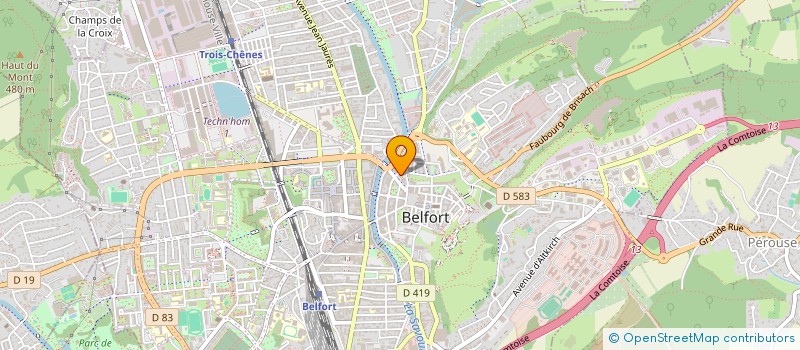 localisation de l'entreprise BUREAU DES ETUDIANTS ESTA BELFORT à BELFORT