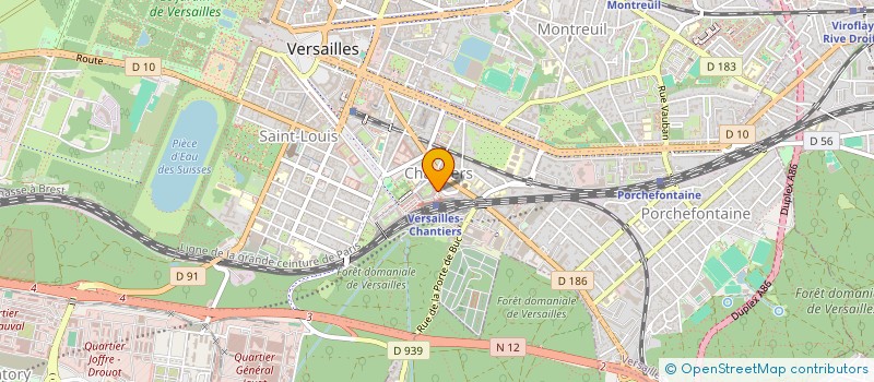 localisation de l'entreprise BUREAU DES ETUDIANTS HEXAGONE VERSAILLES à VERSAILLES