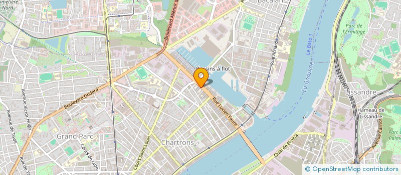 localisation de l'entreprise BUREAU DES ETUDIANTS ILERI BORDEAUX  BORDEAUX