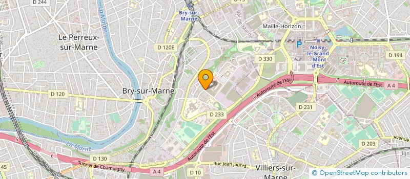 localisation de l'entreprise BUREAU DES ETUDIANTS INA CAMPUS  BRY-SUR-MARNE