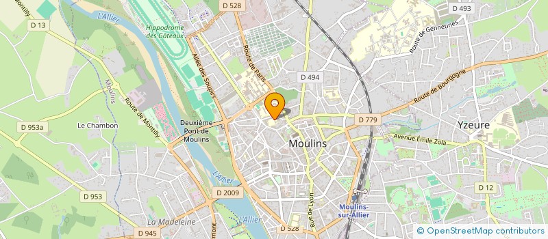 localisation de l'entreprise BUREAU DES ETUDIANTS INFIRMIERS MOULINS  MOULINS