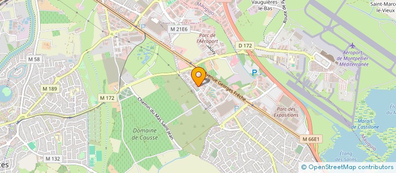localisation de l'entreprise BUREAU DES ETUDIANTS LA MANO  PEROLS