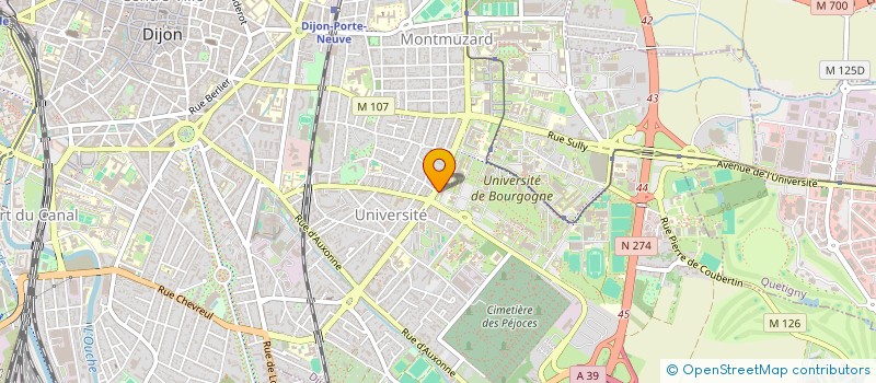 localisation de l'entreprise BUREAU DES ETUDIANTS QESIS  DIJON