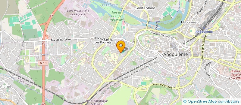 localisation de l'entreprise BUREAU DES ETUDIANTS QUALITE LOGISTIQUE INDUSTRIELLE ORGANISATION à ANGOULEME