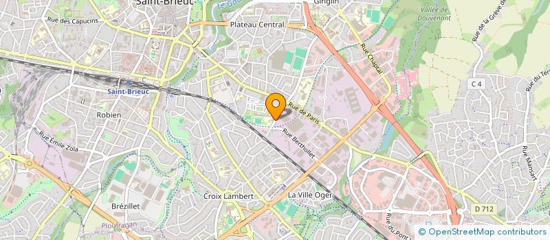 localisation de l'entreprise BUREAU DES ETUDIANTS RABELAIS SAINT-BRIEUC à SAINT-BRIEUC