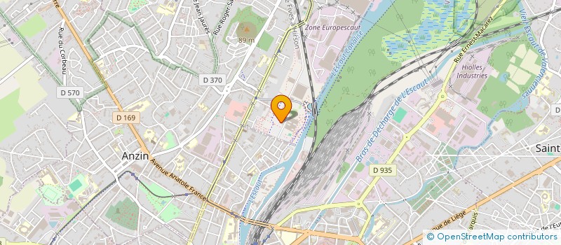 localisation de l'entreprise BUREAU DES ETUDIANTS SOLIDAIRES - IRTS SHC  ANZIN