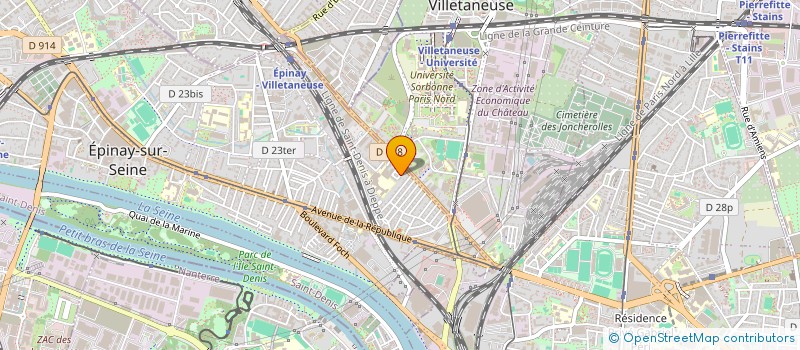 localisation de l'entreprise BUREAU DES EVENTS (BDE) à EPINAY-SUR-SEINE