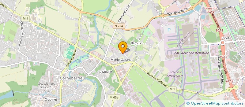 localisation de l'entreprise BUREAU DES GOODIES à CORNEBARRIEU