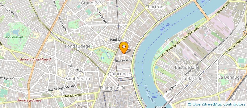 localisation de l'entreprise BUREAU DES GRANDS VINS à BORDEAUX