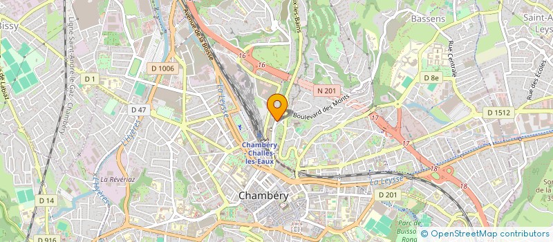 localisation de l'entreprise BUREAU DES GUIDES DE CHAMBERY  LA MOTTE-SERVOLEX
