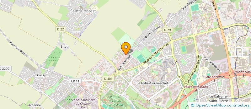 localisation de l'entreprise BUREAU DES ILES ANGLO-NORMANDES  SAINT-CONTEST