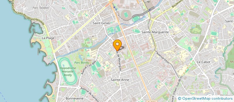 localisation de l'entreprise BUREAU DES MONITEURS DES CALANQUES à MARSEILLE